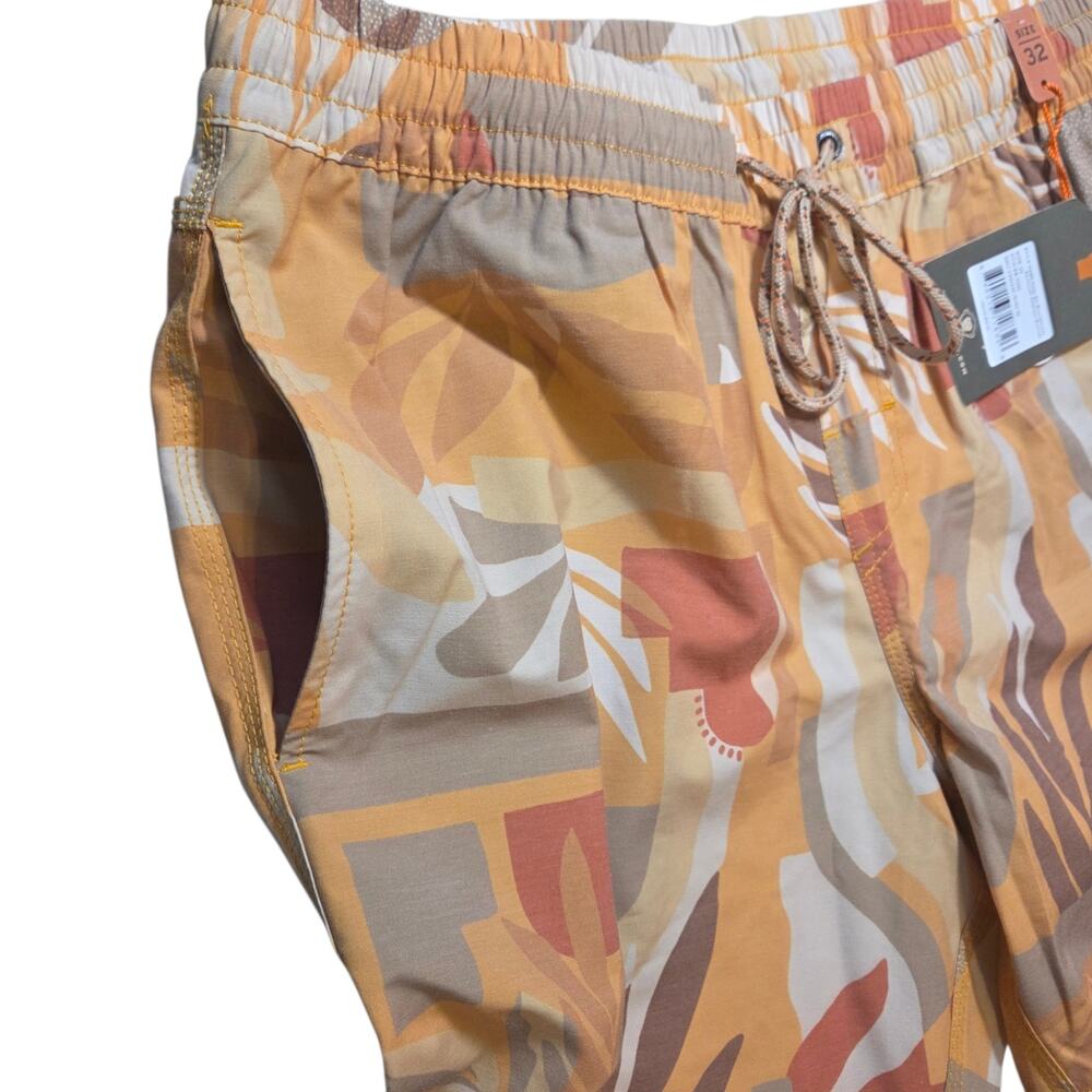 NWT Howler Brothers Deep Set Boardshorts sz 32 Savannah Abstract Sunrise #1332 - Picture 4 of 12